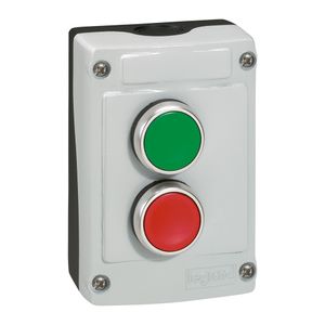 CAJA DE 2 PULS. IP 66, ARRANQUE/PARADA, C/CONTACTOS  NA/NC 024230 Legrand