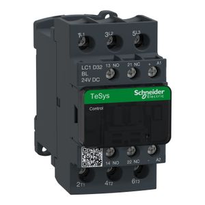 CONTACTOR  ,TESYS D 3P ,  AC-3 32A  BOBINA 24VDC  ,BAJO CONSUMO LC1D32BL Schneider Electric