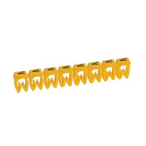 MARCADOR CAB 3 PARA BORNE O CABLES - 0,5 A 1,5MM2 -LETRA  V- POR UNIDAD 038321 Legrand