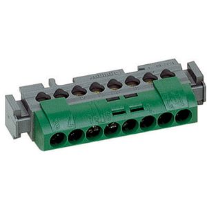 BORNERA PARA LINEA DE TIERRA 8 CONDUCTORES 16 mm2 FMM8T Legrand
