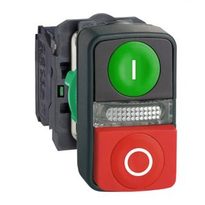 PULSADOR  DOBLE  LED  230VAC XB5AW73731M5 Schneider Electric