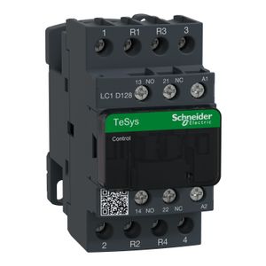 CONTACTOR  ,TESYS DECA ,4P ,  AC-1 25 A  BOBINA 220VAC LC1D128M7 Schneider Electric