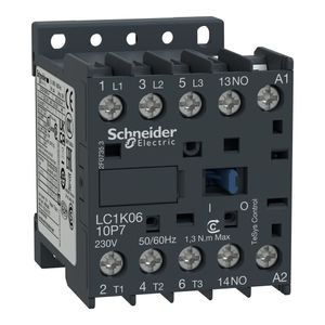 MINICONTACTOR, TESYS K , 3P ,AC-3 9 A BOBINA 24VAC 03150200312 Schneider Electric