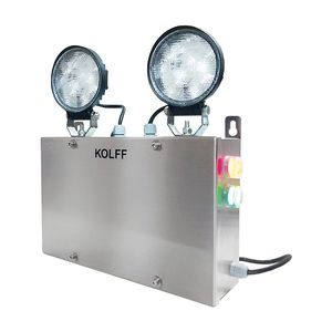 LUMINARIA DE EMERGENCIA LED 2X13W, 4H , 500MT2, IP65 INTERIOR/EXTERIOR (1,510 LÚMENES) 06440102733 KOLFF