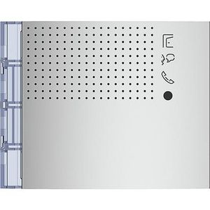 PLACA FRONTAL SOLO AUDIO SFERA NEW ALUMINIO 07521200005 Bticino