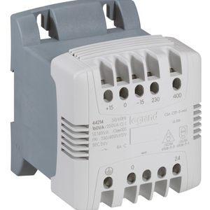 TRANSFORMADOR MONOFASICO 230/24V 160VA 11710400008 Legrand
