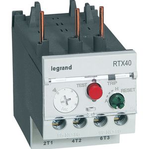 RELE TERMICO RTX3 40 REG. 5A-8A PARA CONTACTORES CTX3 22 y 40 03610300061 Legrand