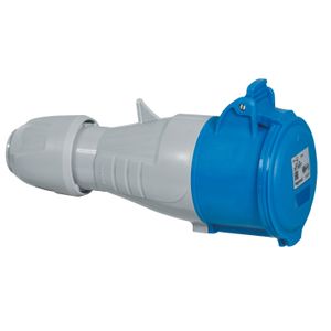 TOMA AEREA 2P+T 32A  250VAC IP44 AZUL - 6H - P17 TEMPRA PRO 05390200160 Legrand