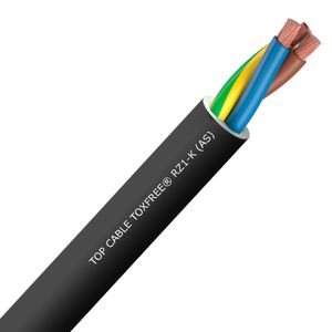 CABLE FLEXIBLE LIBRE DE HALOGENO RZ1-K 4G1,5 MM2 1KV 90°C NEGRO 02580102857 TOP CABLE