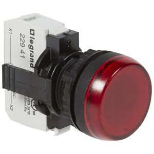 PILOTO DE SEÑALIZACION CON LED ROJO 230VAC 075303001 Legrand