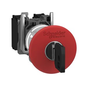 PULSADOR PARADA DE EMERGENCIA LIBERACION 22MM CON LLAVE 032105503 Schneider Electric