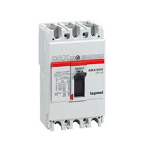 INTERRUPTOR TERMOMAGNETICO FIJO DRX 125 3P, 20A, 36KA  380/415 VAC 042805172 Legrand
