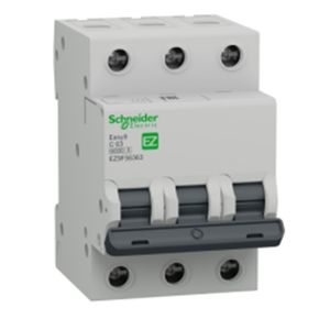 INTERRUPTOR TERMOMAGNETICO , EASY9 , 3 X 63 A 10/6KA 230/400 042805003 Schneider Electric