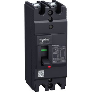 INTERRUPTOR AUTOMATICO FIJO EZC100H, 2X50A, 220V(50KA)/380V(30KA)/440V(20KA) 010302023 Schneider Electric