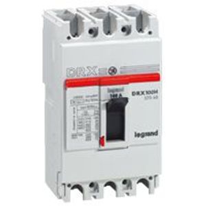 INTERRUPTOR TERMOMAGNETICO FIJO DRX 125 3P,  60A , 20KA  380/415VAC 04620101344 Legrand
