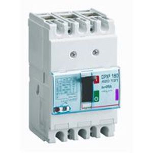 INTERRUPTOR TERMOMAGNETICO DPX3 160 4P, REG. de 20A A 25A 50kA/380-415 VAC 04620200391 Legrand