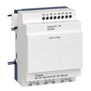 MODULO DE EXTENSION ZELIO PARA SR3, 8 ENT. DIGITALES,6 SAL. RELE SR3XT141BD Schneider Electric
