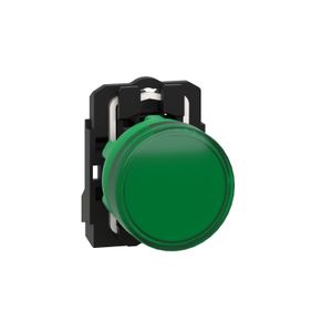 PORTALAMPARA PLASTICA 22MM  230-240VAC VERDE XB5AVM3 Schneider Electric