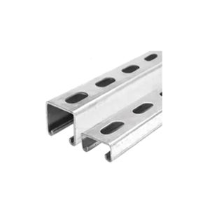 CANAL TIPO STRUT RANURADO ALTO DE 2mm x 1-5/8"(41mm) x 1-5/8"(41mm) x 3mts CH-41412030SL FNX