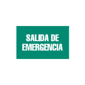 ETIQUETA VERDE SALIDA DE MERGENCIA 215*107 MM 060971 Legrand