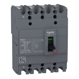 INTERRUPTOR AUTOMATICO FIJO EZC100H, 4X50A, 220V(50KA)/380V(30KA)/440V(20KA) EZC100H4050 Schneider Electric