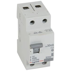 INTERRUPTOR DIFERENCIAL RX3 2X63A  30mA Tipo AC 402026 Legrand