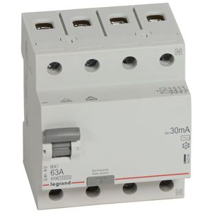 INTERRUPTOR DIFERENCIAL RX3  4X63A  30MA Tipo AC 402064 Legrand