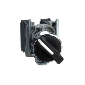 SELECTOR MANETA CORTA 2 POS. FIJAS Ø 22MM XB4BD25 Schneider Electric