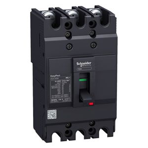 INTERRUPTOR AUTOMATICO FIJO EZC100N,3X30A, 220V(25KA)/380V(18KA)/440V(10KA) EZC100N3030 Schneider Electric