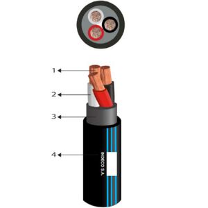CABLE VULCANIZADO NLT-PC 3x16AWG 10053278 Indeco
