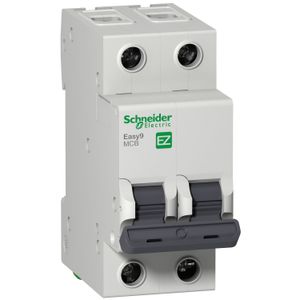 INTERRUPTOR TERMOMAGNETICO , EASY9 , 2 X 16 A 10/6KA 230/400 EZ9F56216 Schneider Electric