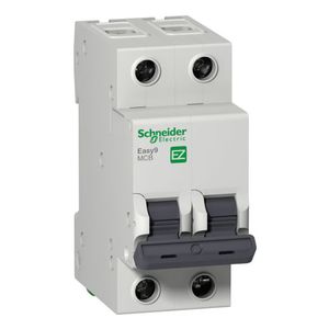 INTERRUPTOR TERMOMAGNETICO , EASY9 , 2 X 10 A 10/6KA 230/400 EZ9F56210 Schneider Electric