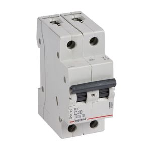 INTERRUPTOR TERMOMAGNETICO RX3   2P C40 10kA/230V - 6 419877 Legrand