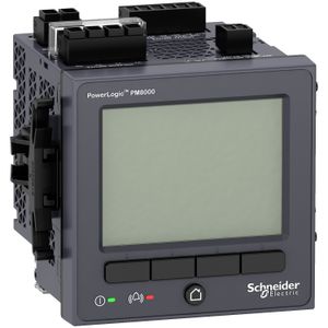 ANALIZADOR DE ENERGIA POWERLOGIC PM8240, CLASE 0.2s, THD 63th, 2 ETHERNET, MODBUS, MEMORIA INCLUIDA METSEPM8240 Schneider Electric