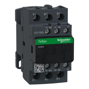 CONTACTOR  ,TESYS DECA ,  3P  ,AC-3 25 A BOBINA 48VAC LC1D25E7 Schneider Electric