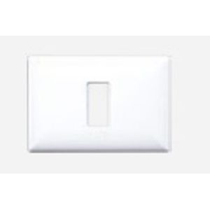 PLACA SIMPLE S17 BLANCO 170101