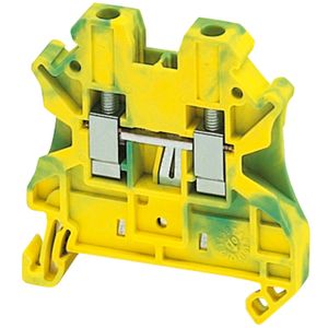 BORNERA TIERRA T/RIEL AMARILLO/VERDE 4MM2 NSYTRV42PE Schneider Electric