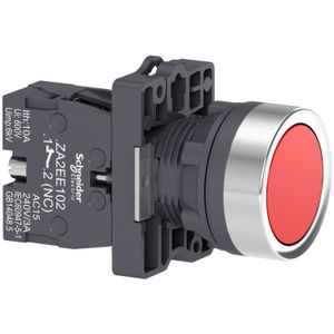 PULSADOR RASANTE ROJO 22mm 1NC EasyXA2 XA2EA42 Schneider Electric