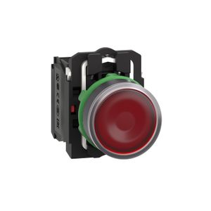 PULSADOR LUMINOSO 22 MM. ROJO 24VAC/DC XB5AW34B5 Schneider Electric