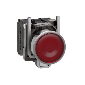 PULSADOR  LUMIN. LED XB4 Ø22MM ROJO 220VAC" XB4BW34M5 Schneider Electric