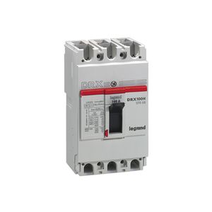 INTERRUPTOR TERMOMAGNETICO FIJO DRX 125 3P, 100A, 36kA  380/415VAC 027068 Legrand