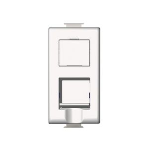 TOMA RJ45 UTP.5E MATIX 1 MODULO BLANCO AM5979C5E Bticino