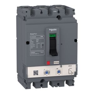 INTERRUPTOR AUTOMATICO REGULABLE EASYPACT CVS160F, 36 kA at 415 VAC, ETS 2.2, 160A, 3P 3d LV516506 Schneider Electric