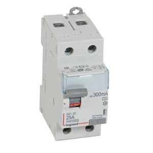 INTERRUPTOR DIFERENCIAL DX3-ID 2x25A TIPOA, 300mA 230V 2MOD. DIN 411569 Legrand