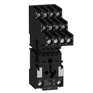 TOMA PARA RELE MINIATURA - ZELIO RXZ C/ CONTACTOS INDEPENDIENTES RXZE2S114M Schneider Electric