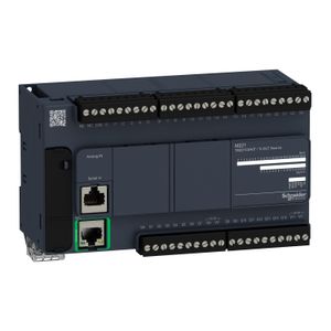 PLC MODICON M221, 24 ENT. DIGITALES, 16 SAL. TRANSISTOR, 1 ETH.+1 MODBUS, 24VDC TM221CE40T Schneider Electric