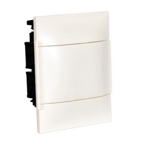 TABLERO EMPOTRABLE DE RESINA 8 POLOS PUERTA BLANCA 134008 Legrand
