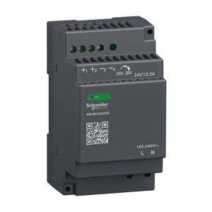 FUENTE DE ALIMENTACION REGULADA ABLM 60W, IN: 100-240VAC, OUT: 24VDC/2.5A ABLM1A24025 Schneider Electric
