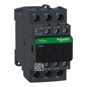 CONTACTOR  ,TESYS DECA ,  3P  ,AC-3 32 A BOBINA 24 VDC LC1D32BD Schneider Electric