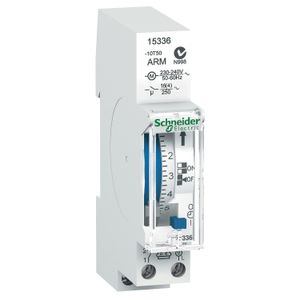 INTERRUPTOR HORARIO MECANICO, 24H - 100H DE MEMORIA 15336 Schneider Electric